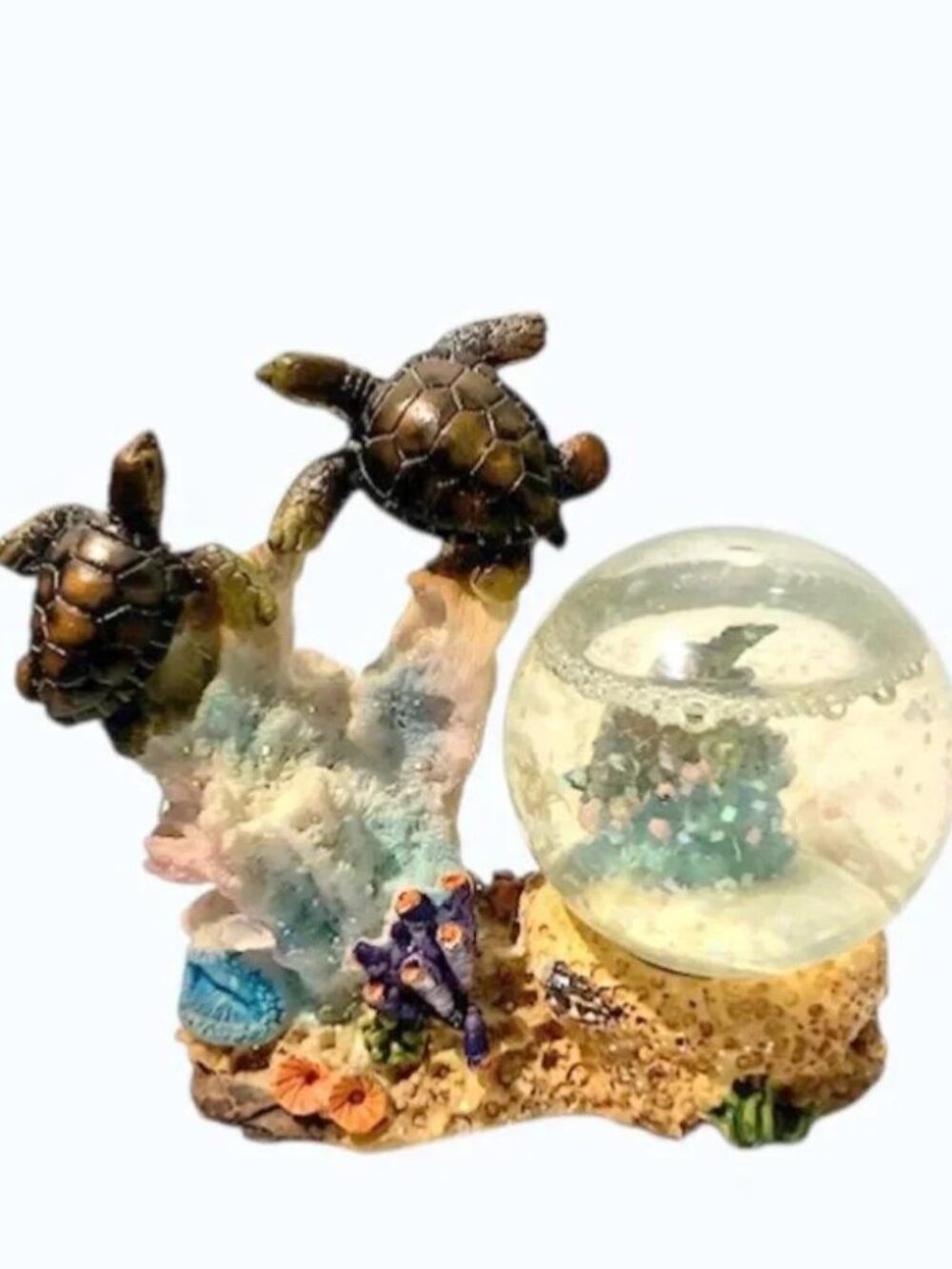 Sea Turtle Snow Globe Figurine